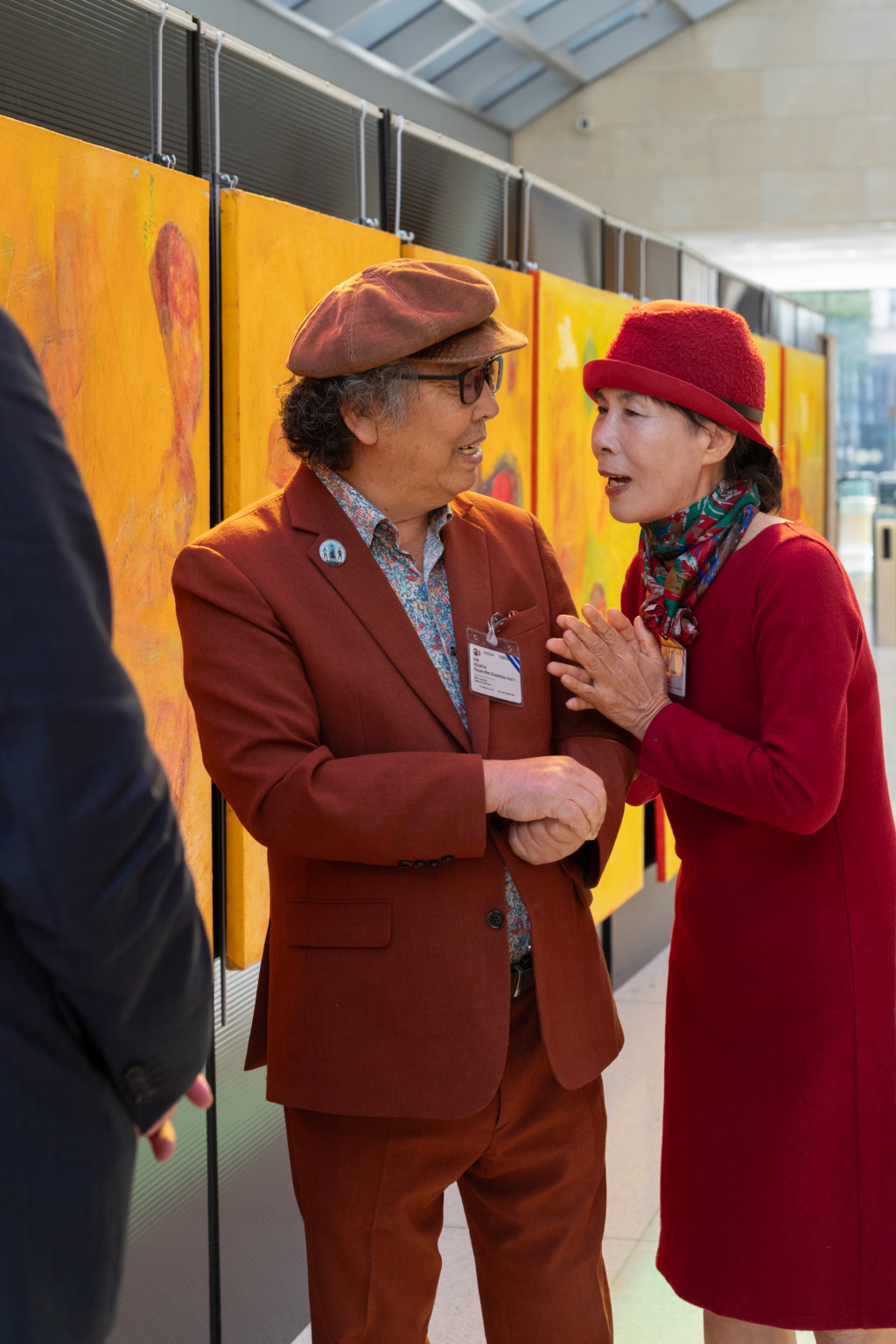 Mathias Cormann, Secretary-General of the OECD attends a donation artwork from artist, Mr. KIM Geun Tae, Korea to OECD in Paris on September 12, 2024.